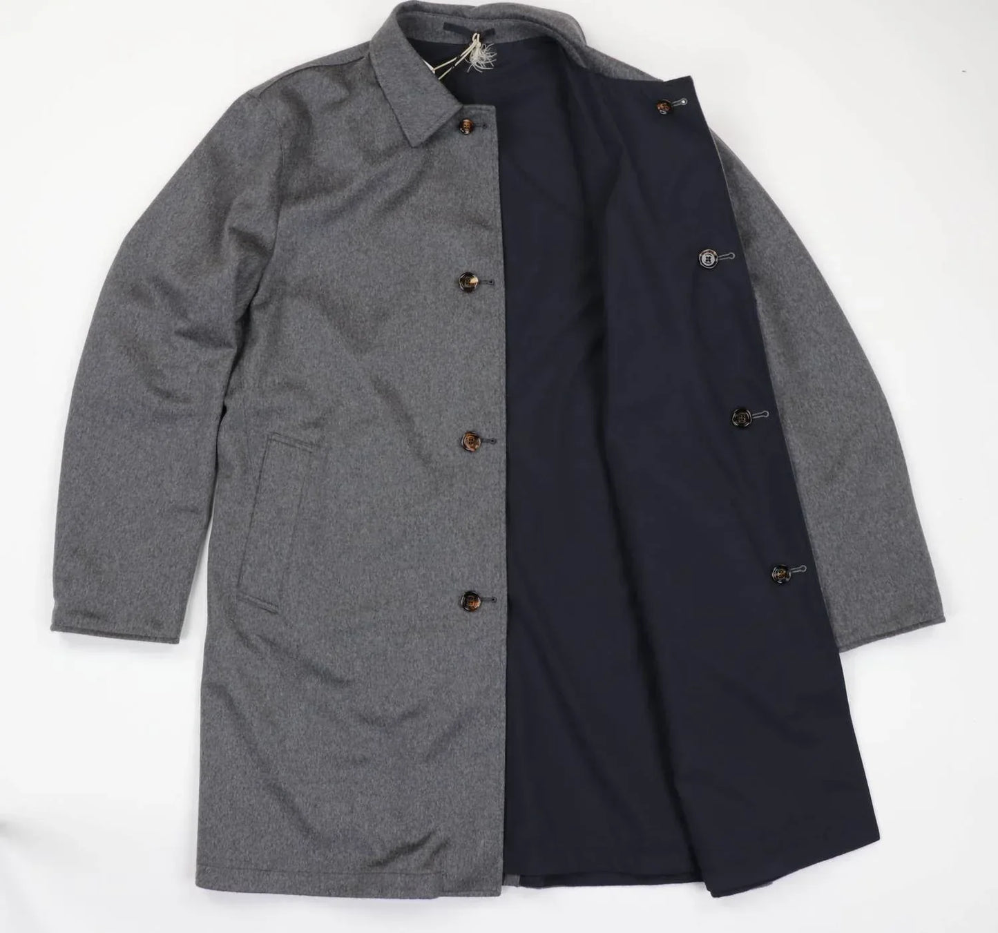 Kired - Reversible Cashmere Storm System Raincoat - Rack Hunt