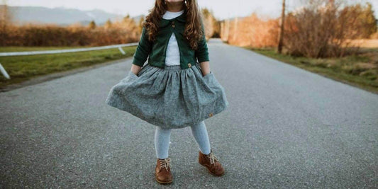 Tate & Adele - Rory Skirt With Large Side Seam Pockets And Elastic Waist - Rack Hunt -