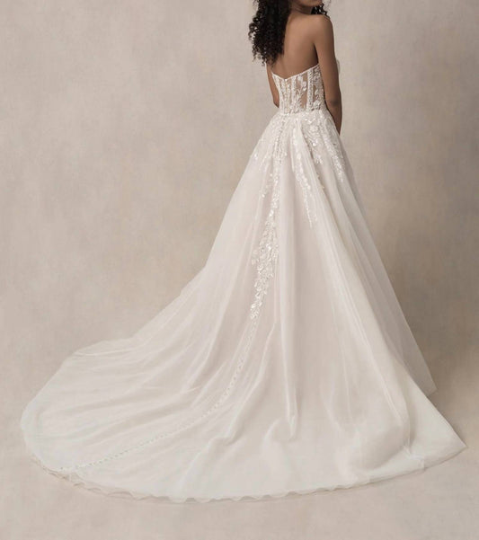 Strapless A-line Wedding Dress