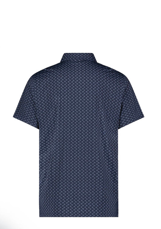 American Heritage Men's Cocktails Short Sleeve Polo in Navy - view 2