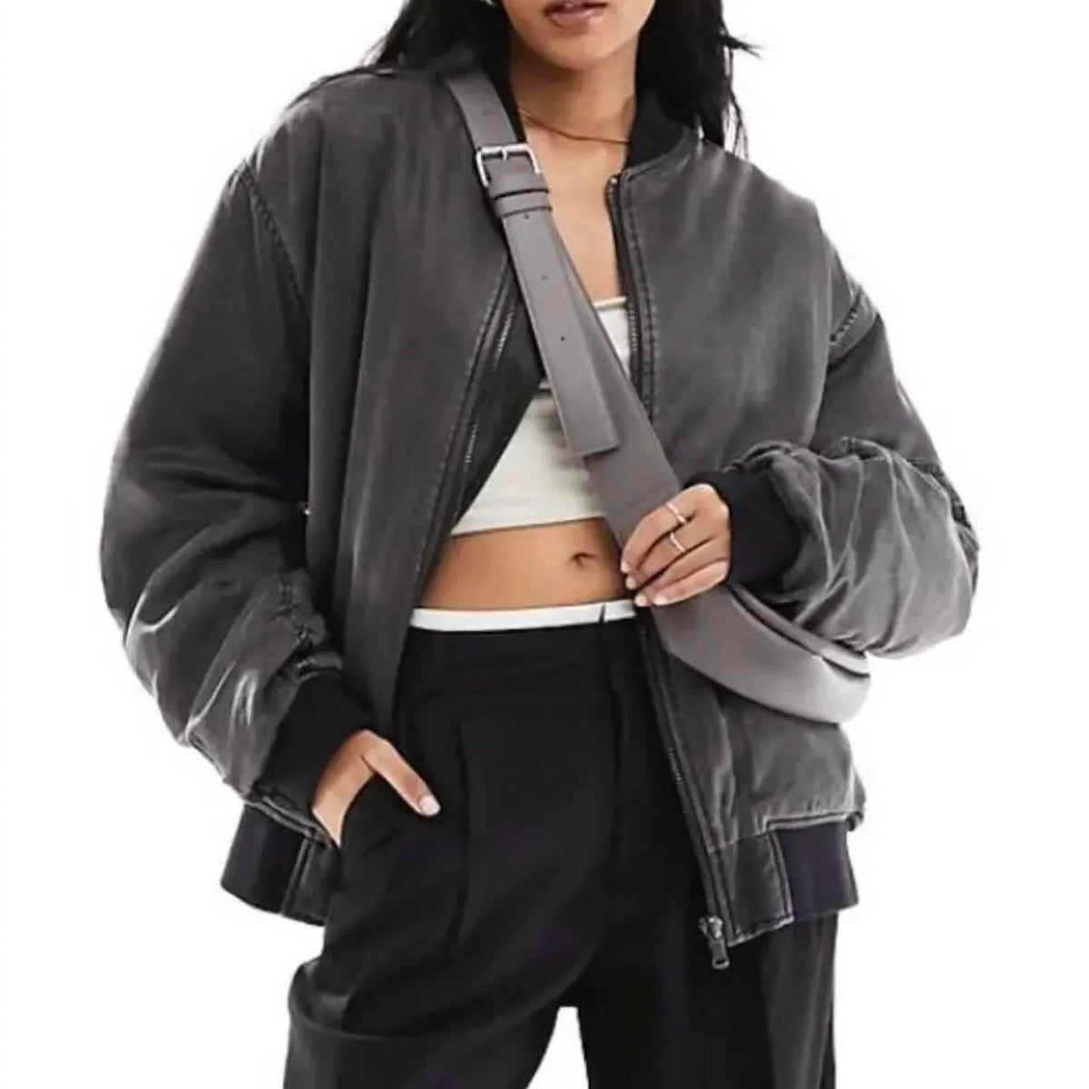 Women's Long Sleeves Bomber Jacket