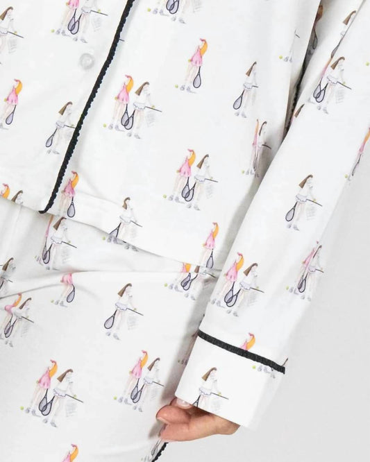 Jolene Long Printed Pajama Set