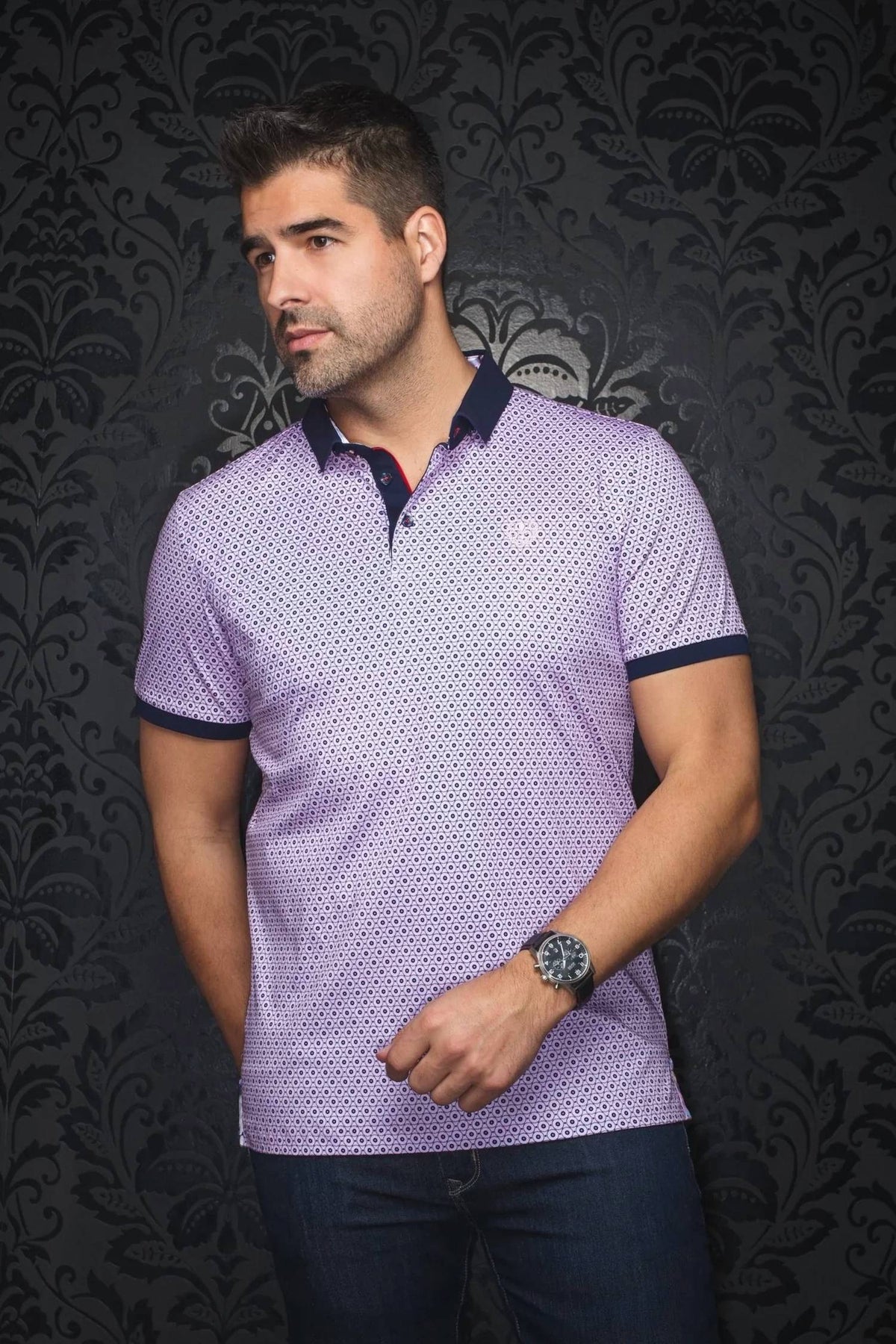 Men's Asher Short Sleeve Polo Shirt