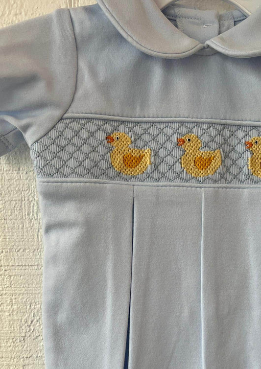 Zuccini Kids - Baby's Smocked Duck Romper - Rack Hunt -