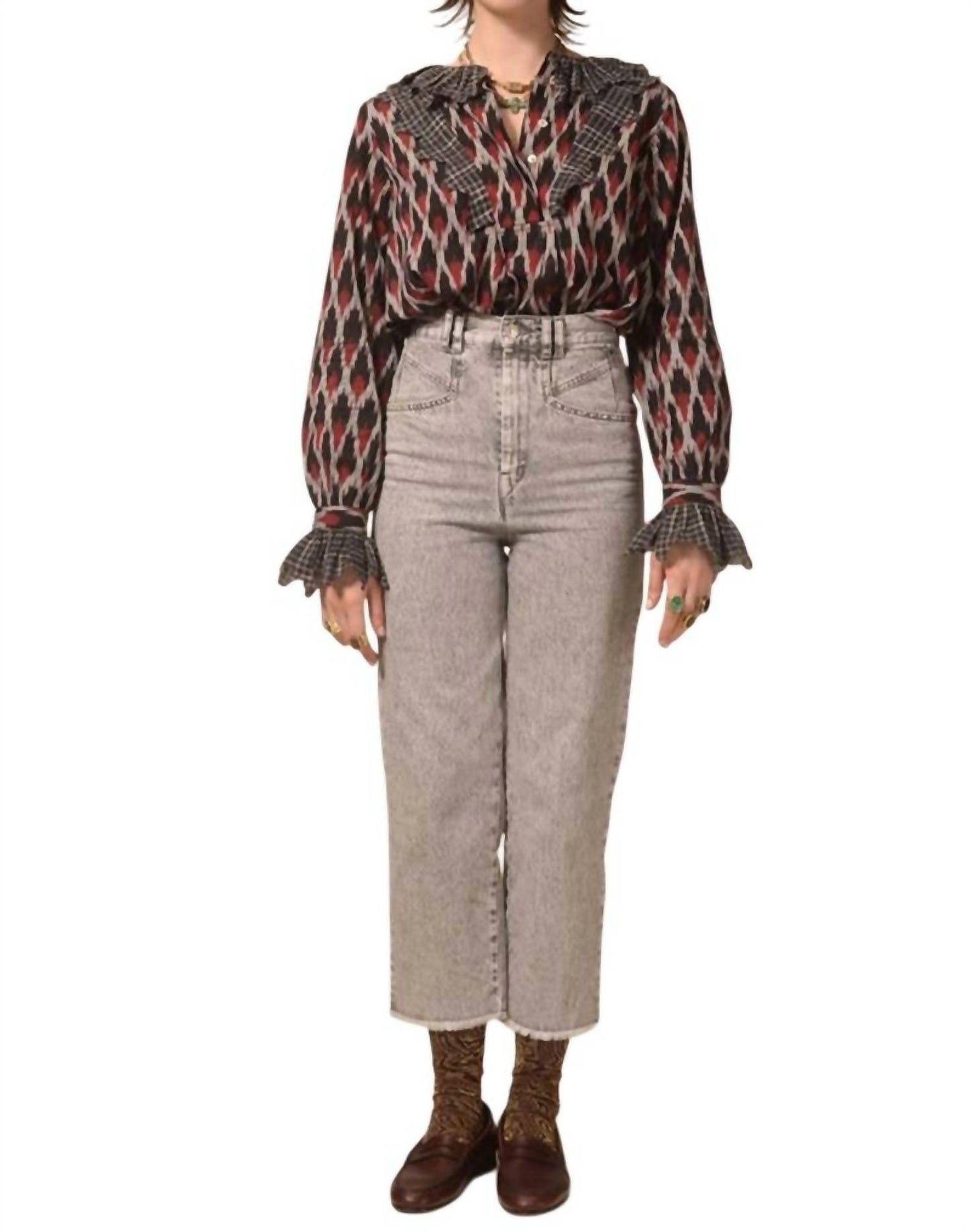Namaste Long Sleeve Blouse