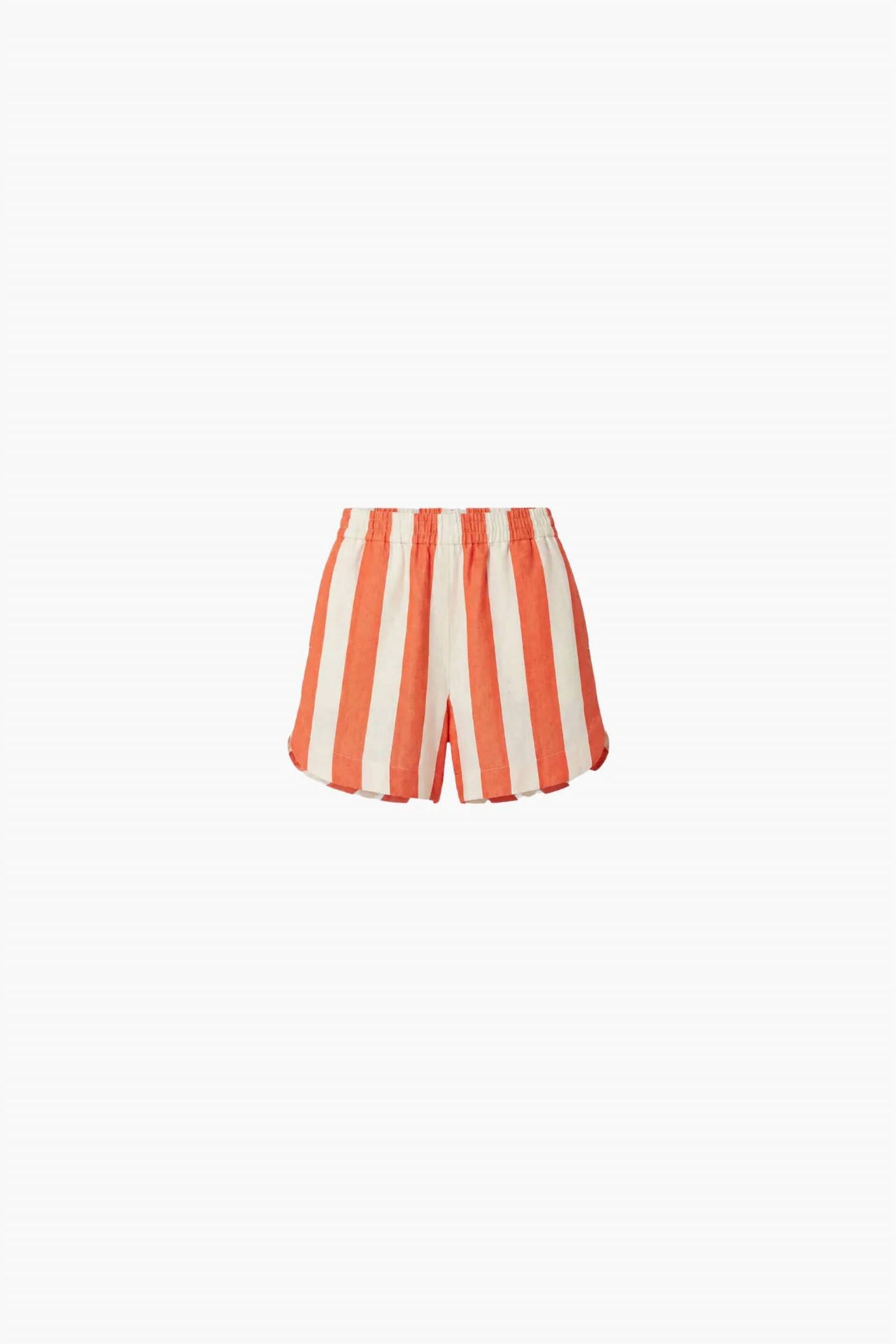 Linen Atriped Shorts