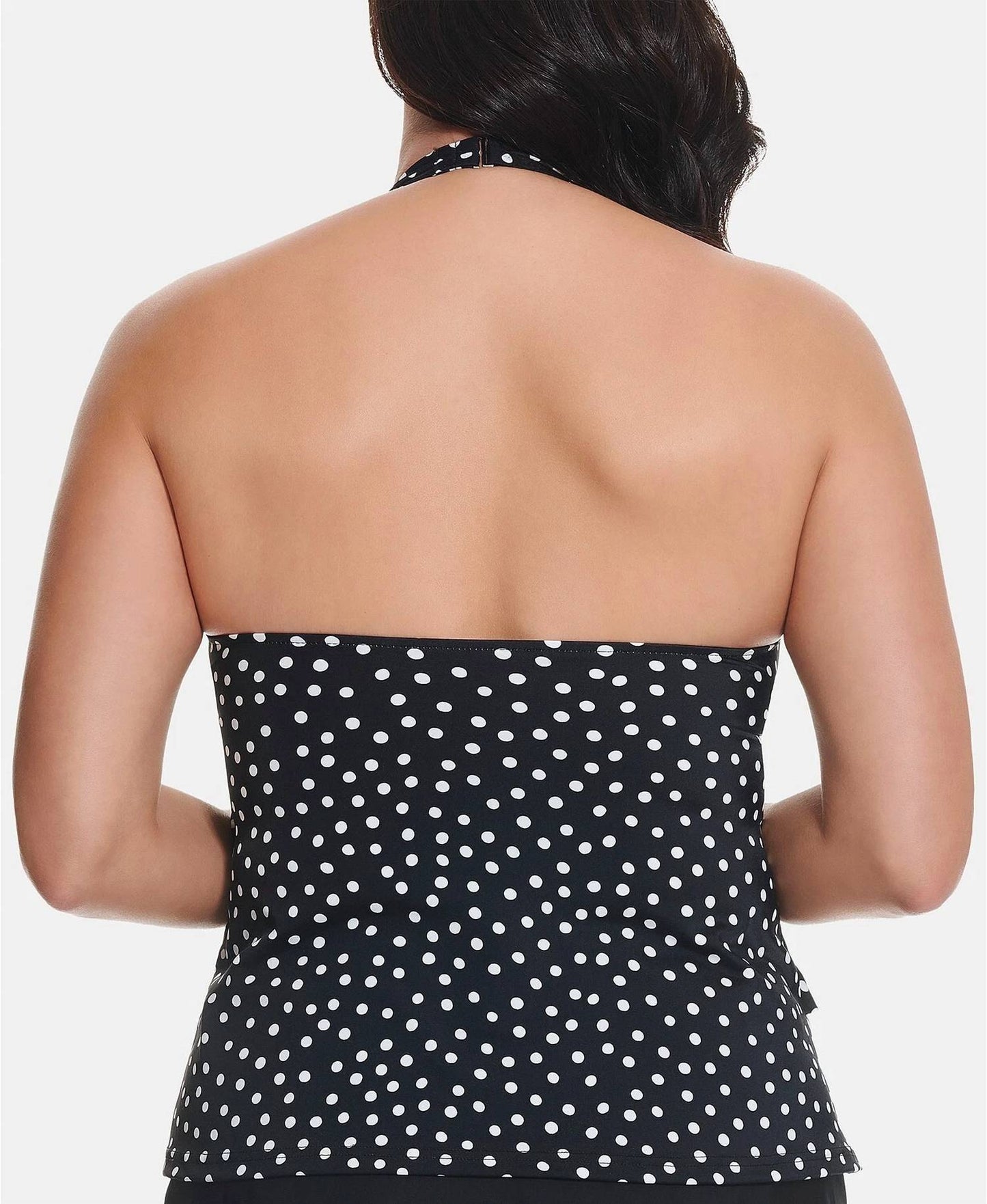 Printed Halter Tankini Top