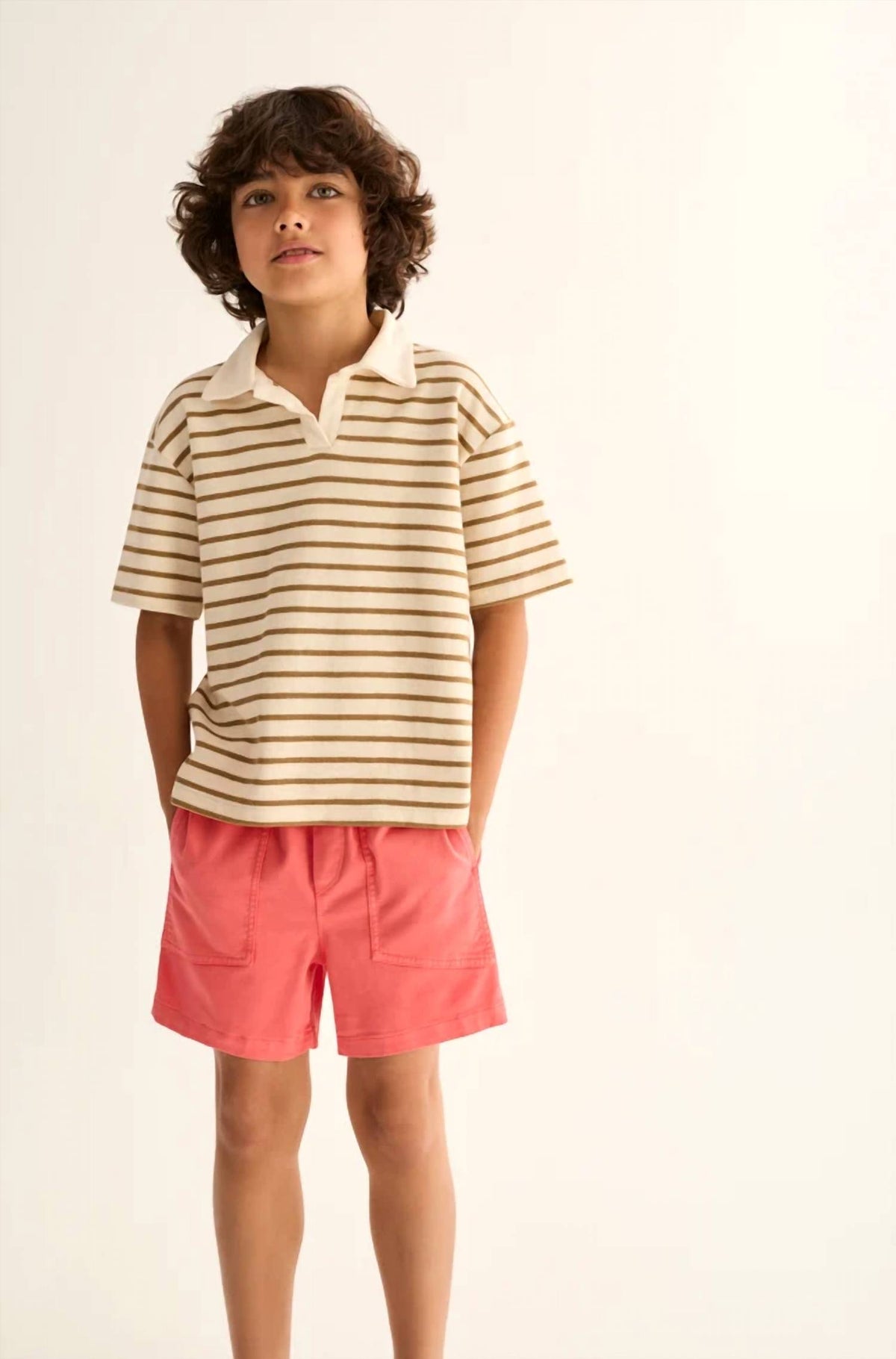 Boys Double-faced Polo T-shirt