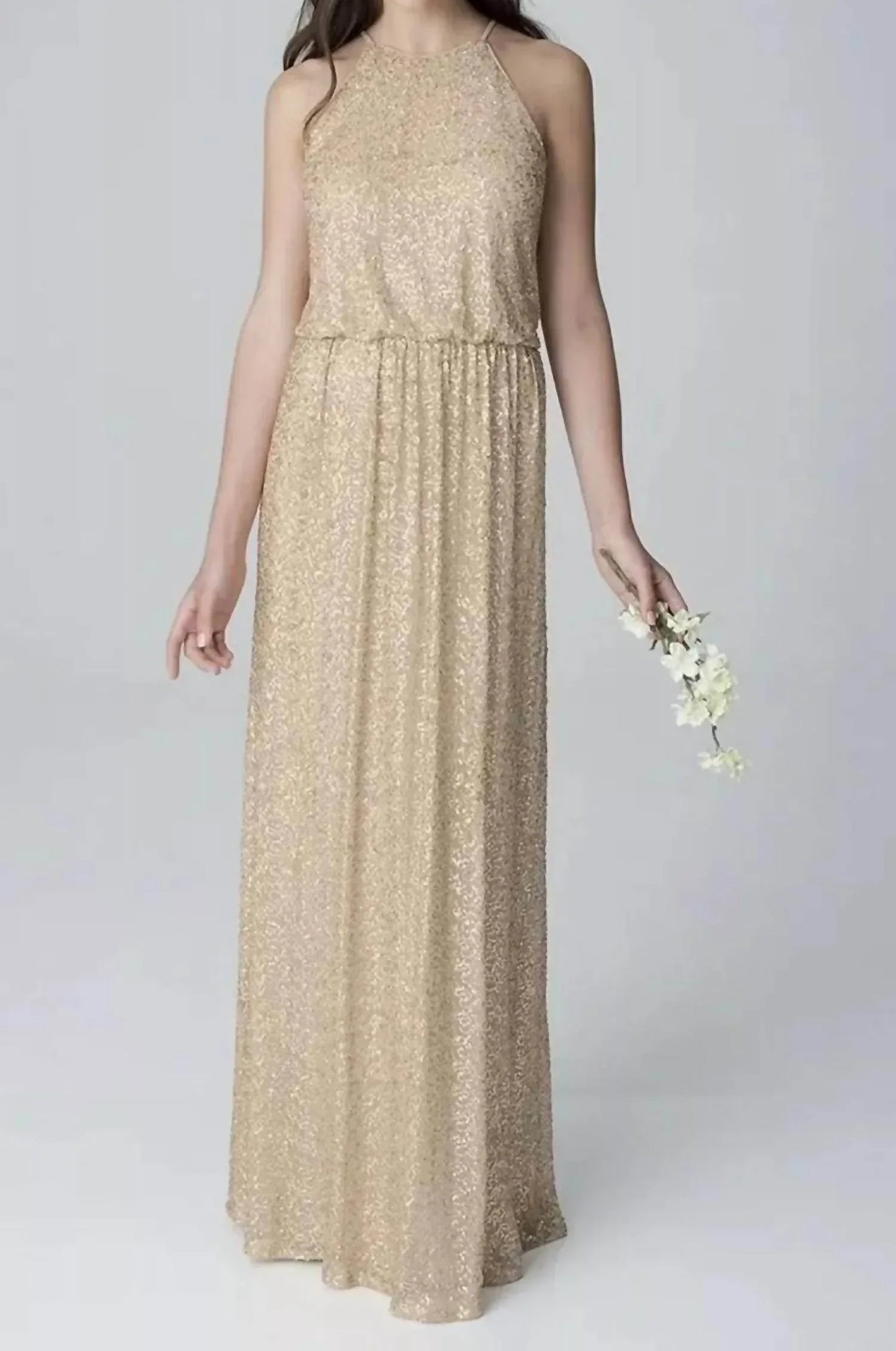 Bill Levkoff - Floor-length Sleeveless Wedding Dress - Rack Hunt