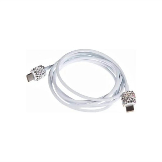 Ole - Women's Clear Bling Usb Charger Cable - Rack Hunt