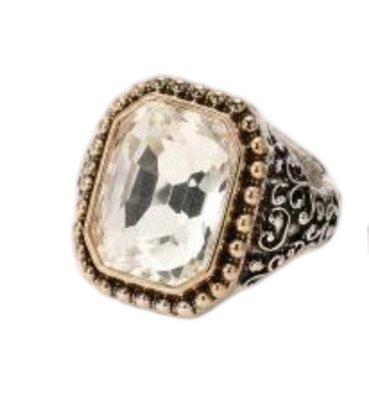 Women's Vintage Stretch Statement Ring