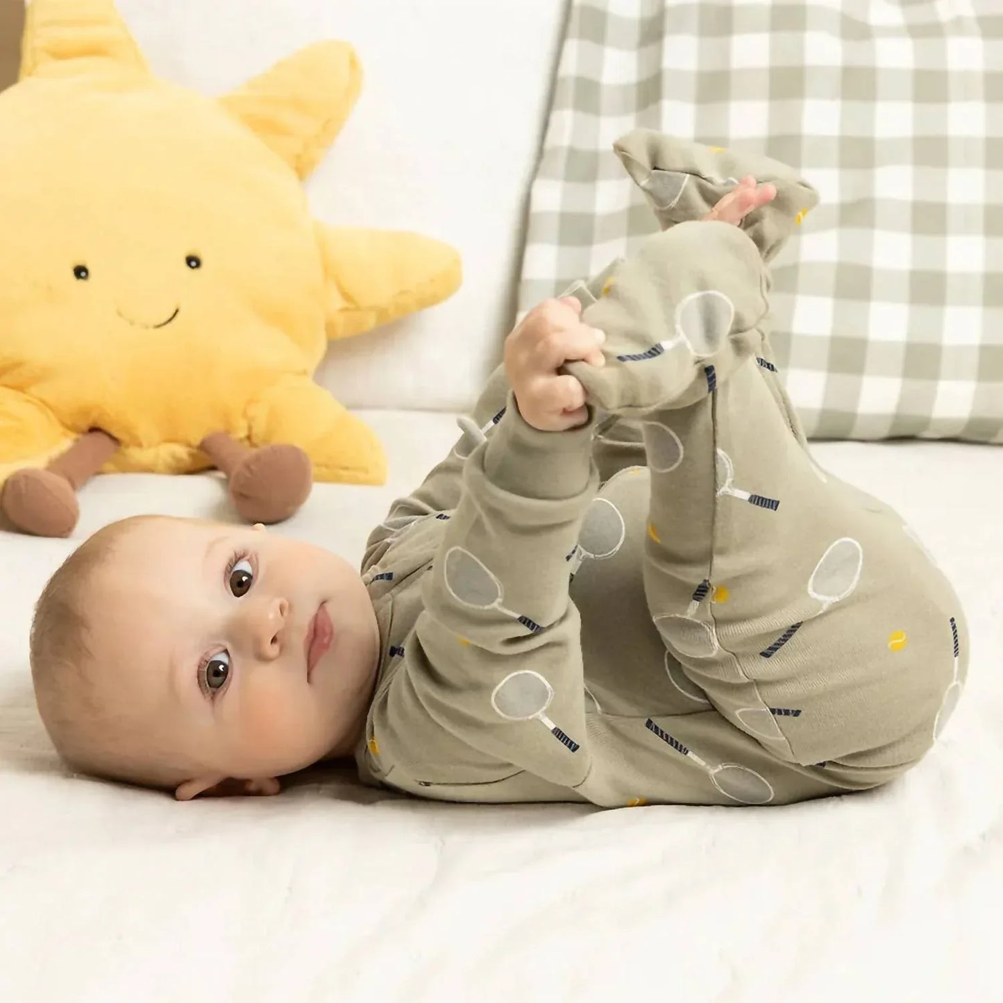 Petit Lem - Baby Long Sleeve Knit Sleep Footie - Rack Hunt
