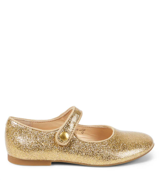 Pom d'Api - Girl's Daisy Glitter Lisse Mary Jane Shoe - Rack Hunt