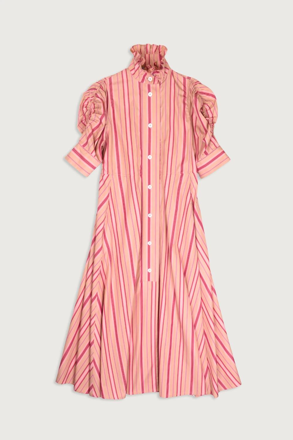 Venetia Stripe Short Sleeve Dress