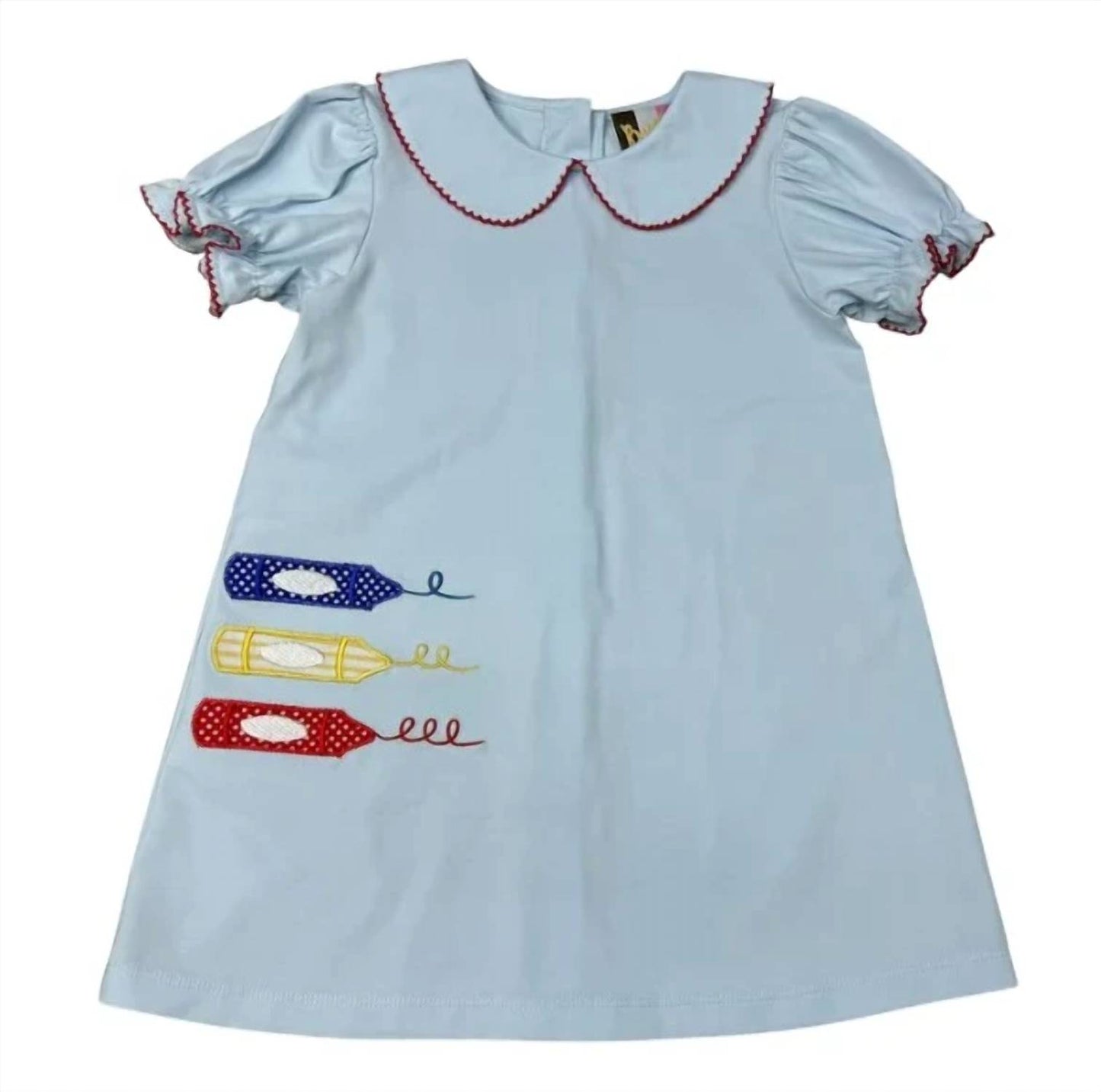 Girls School Days Applique Dress