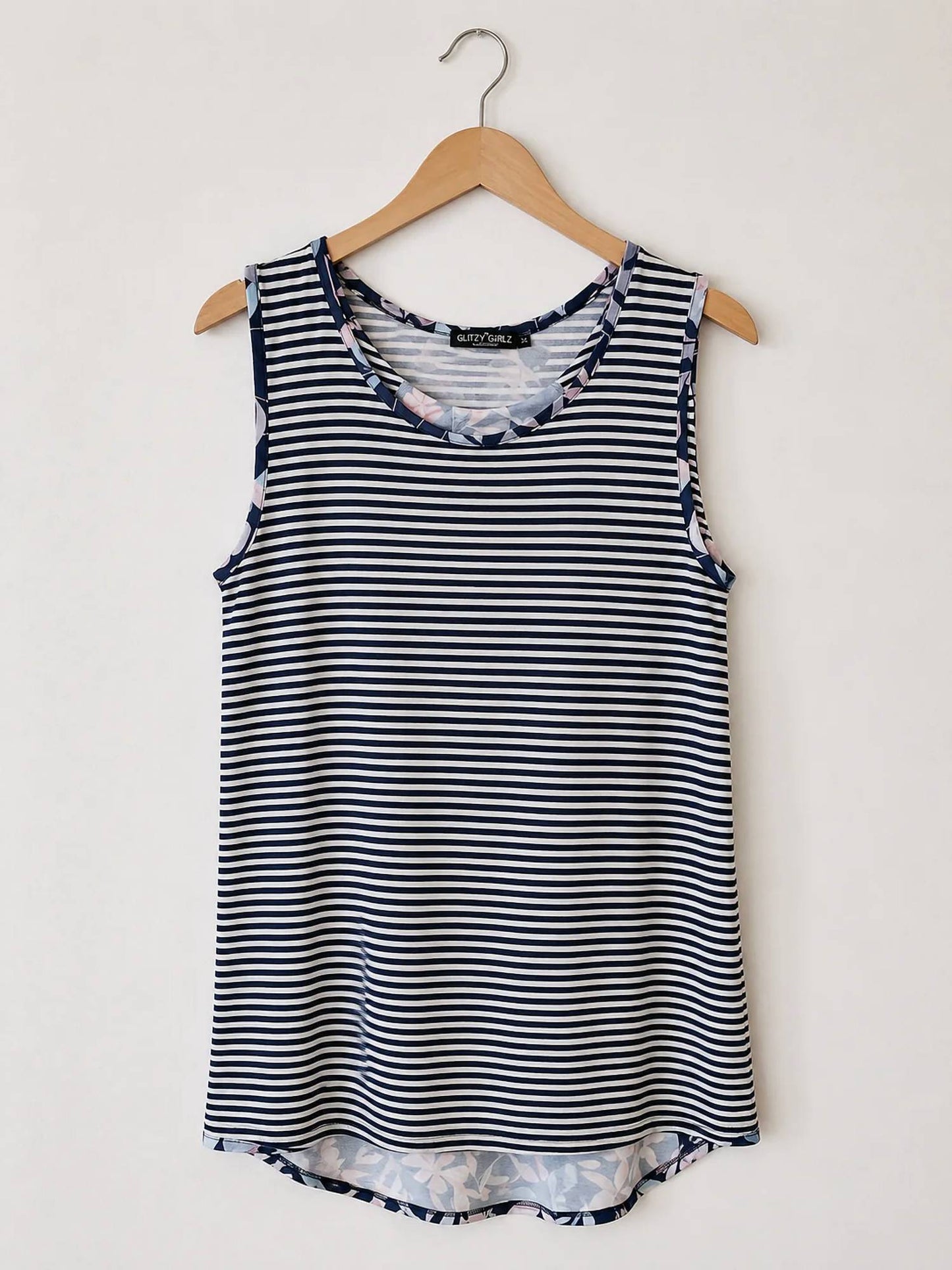 Pleated Back Tank Top - Plus