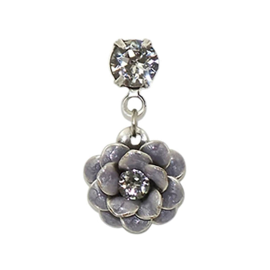 Women's Rosette Crystal Earrings