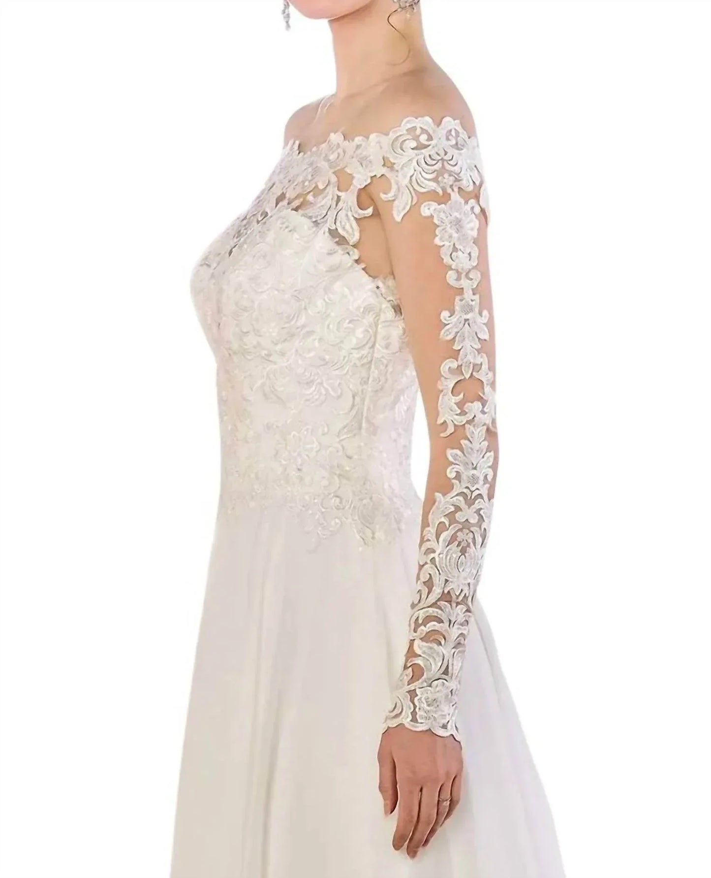 Essence of Australia - Off-the-Shoulder Wedding Dress - Rack Hunt