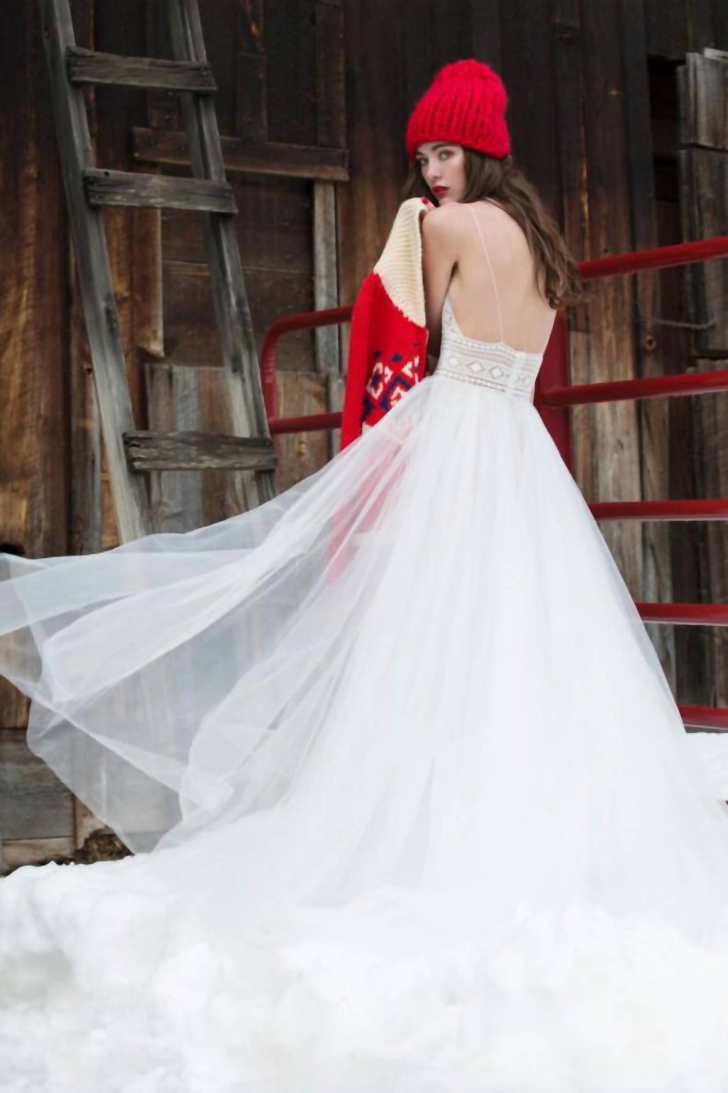 Thistle Spaghetti Strap Bridal Gown