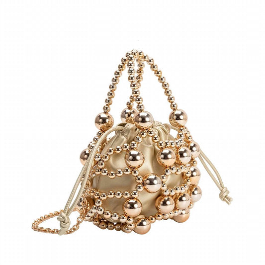 Women's Chloe Beaded Top Handle Bag