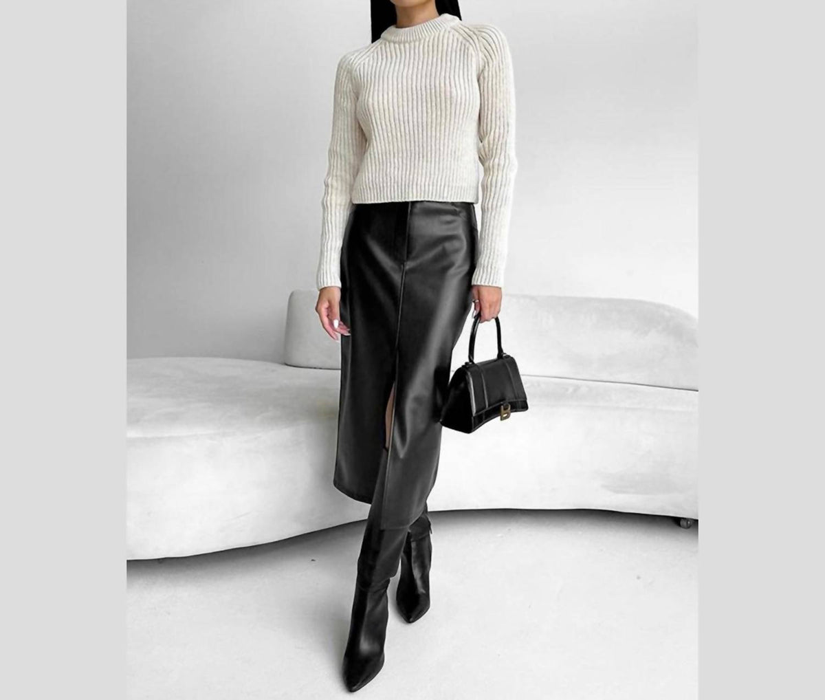 Strike A Pose Midi Skirt