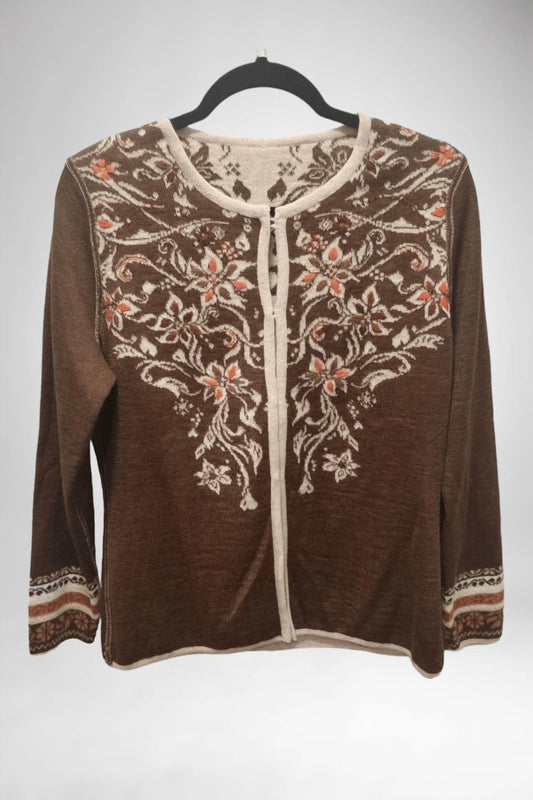 Wuaman - Reversible Alpaca Blend Cardigan - Rack Hunt -