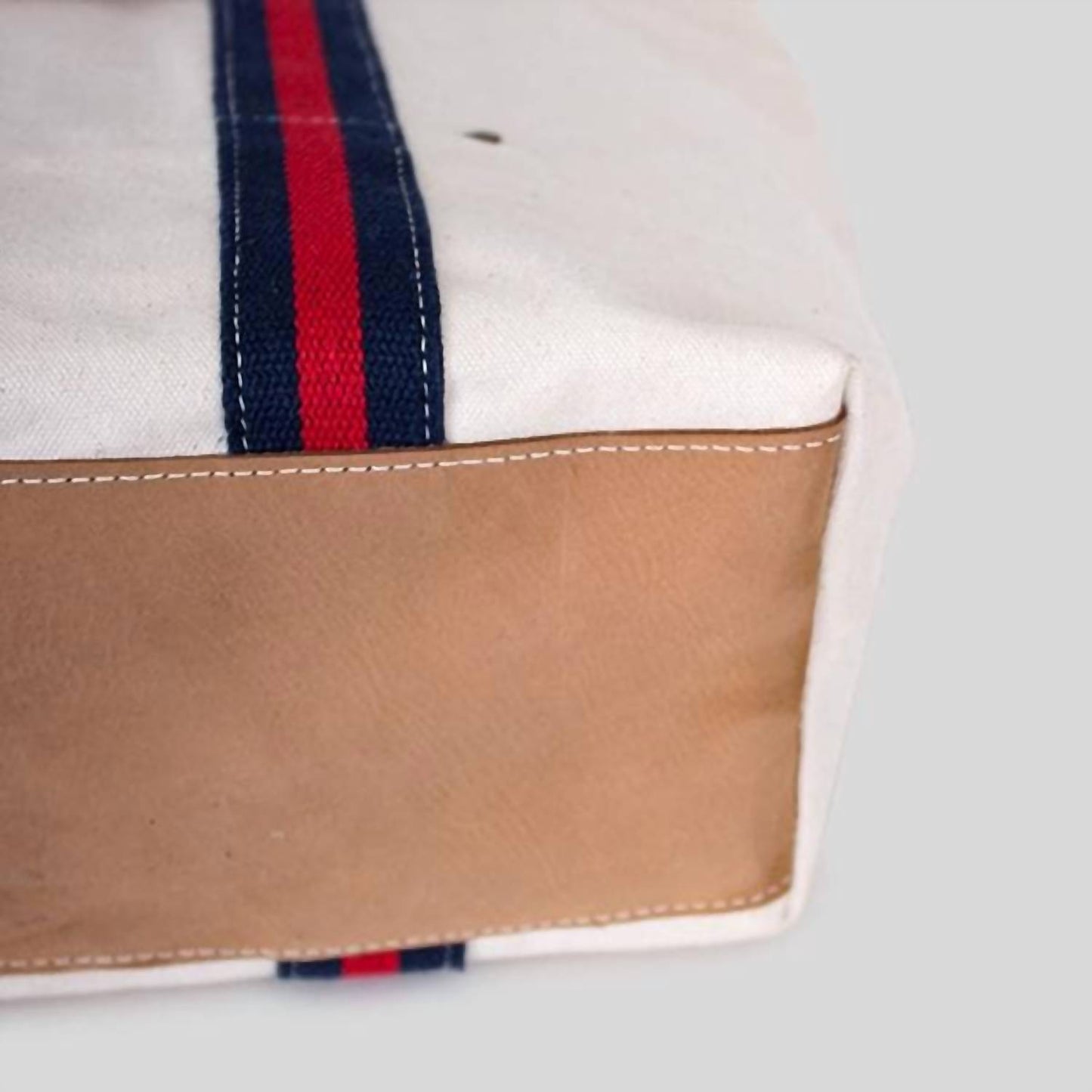 Women's Society Canvas Leather Tote Bag
