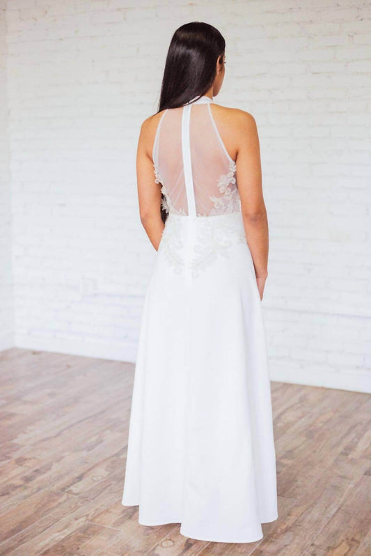 Ariti Kaziris - Halter Sheer Wedding Dress - Rack Hunt