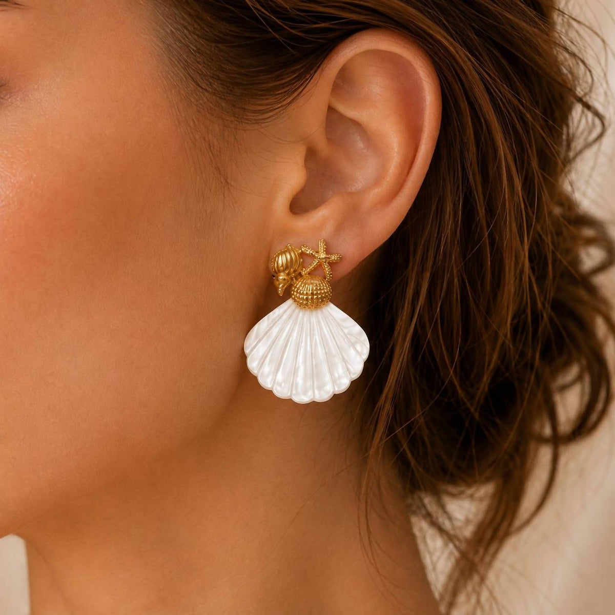 Women's Seashell Coast Earrings