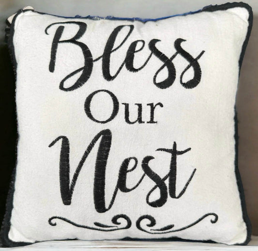 C&F Home - “Bless Our Nest” Throw Pillow - Rack Hunt -
