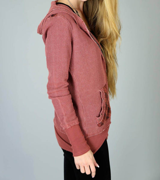 Tough Luv - 90's Seattle Thermal Tunic Hoodie - Rack Hunt -