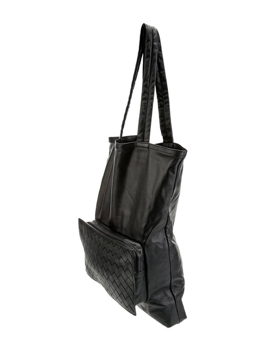Unisex Leather Tote Bag