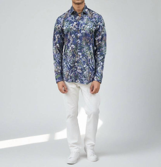 Slim Fit Casual Long Sleeve Shirt