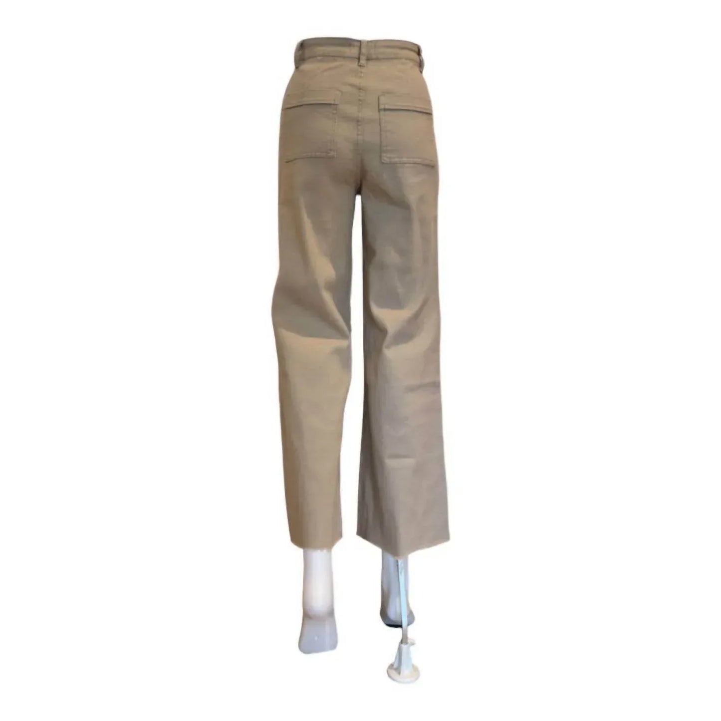 Twist - Wide Leg Cropped Denim Jean - Rack Hunt