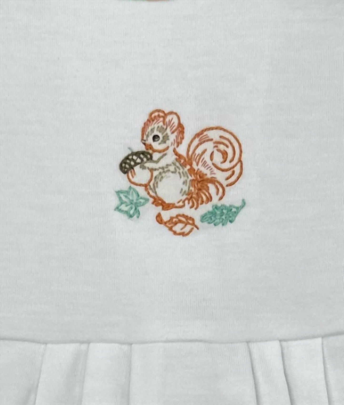 Kid's Vintage Squirrel Bubble Romper