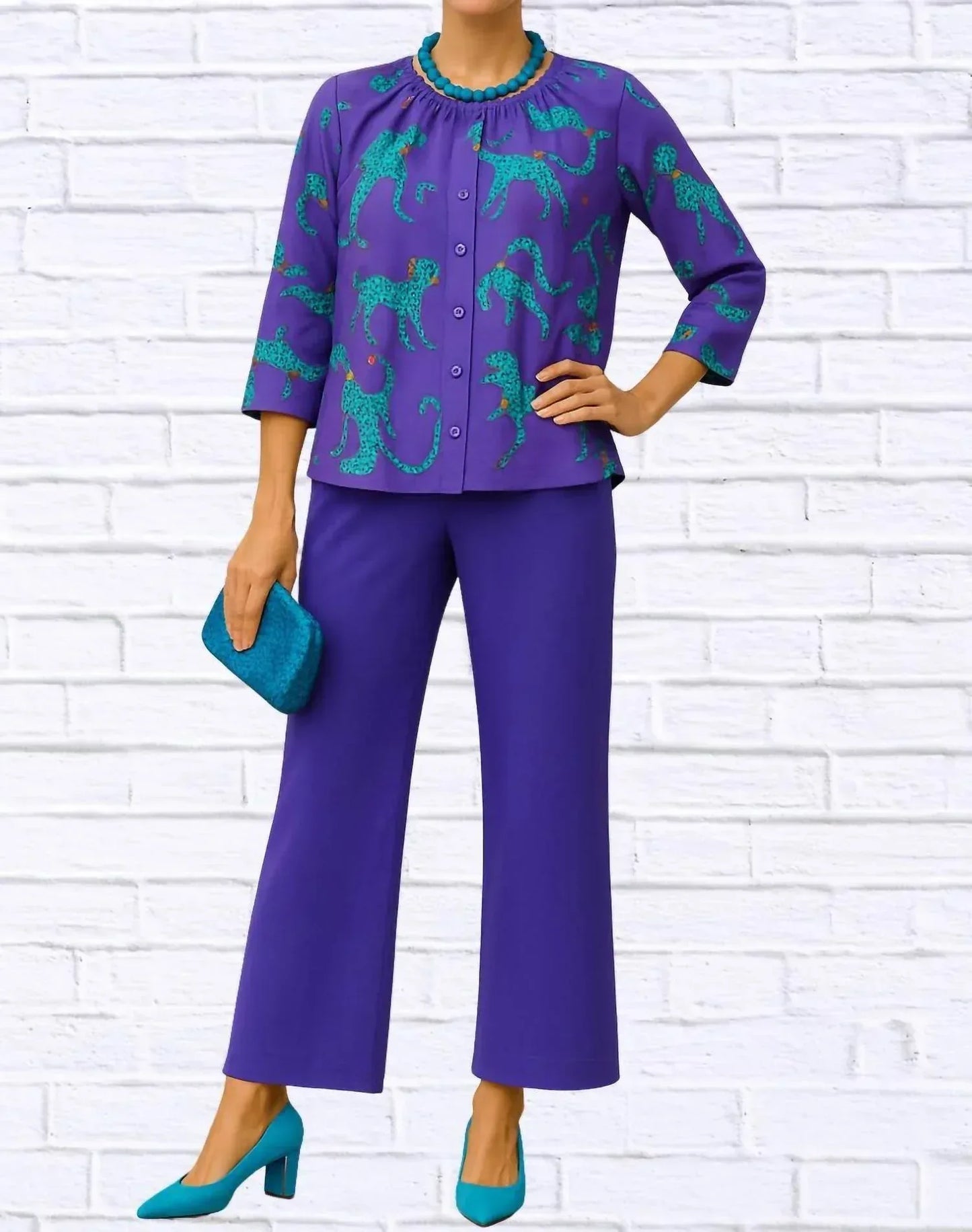 Diva USA - Sibella Reflection Blouse - Rack Hunt