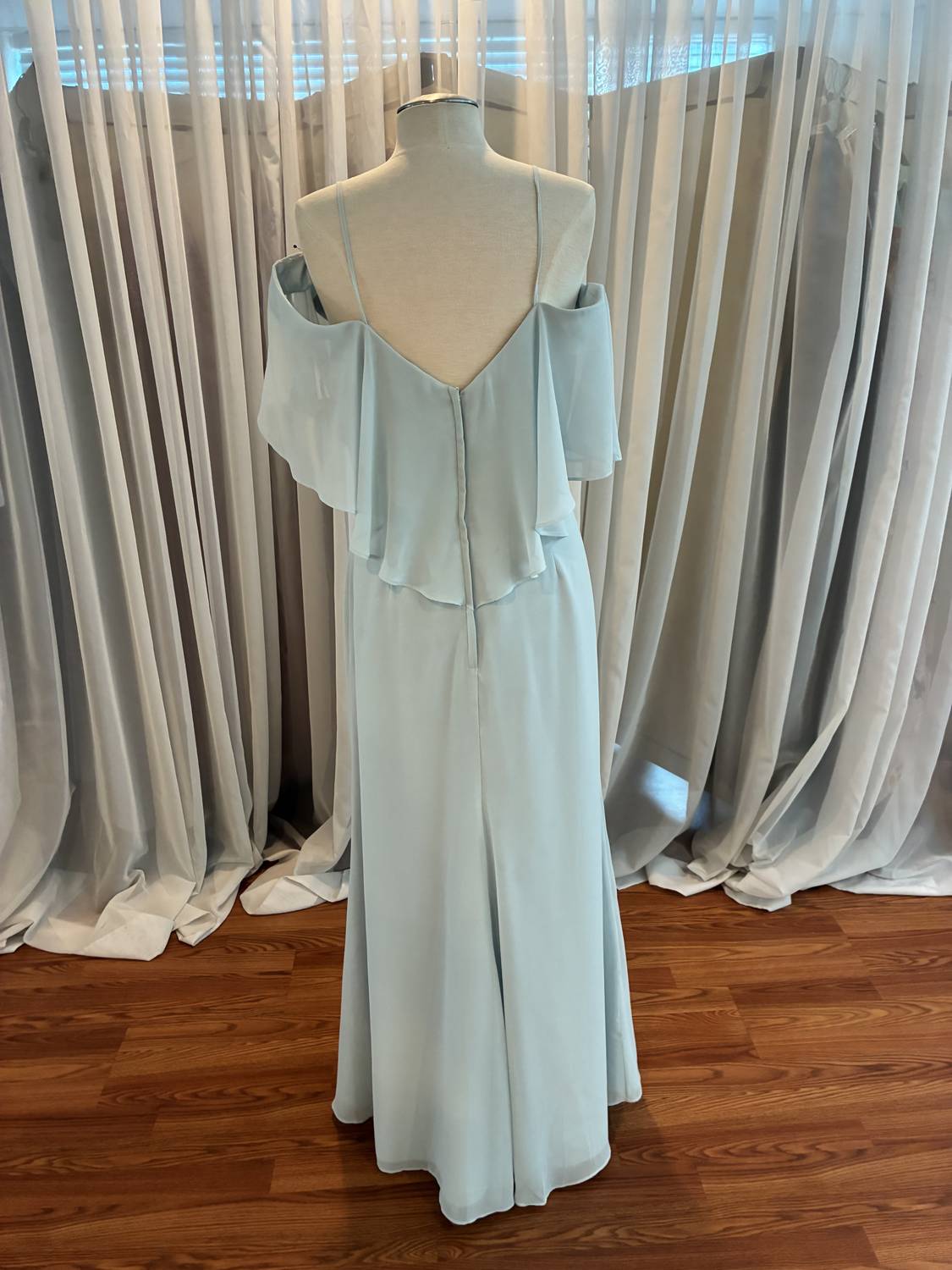Women's Chiffon Off Shoulder Evening Dress