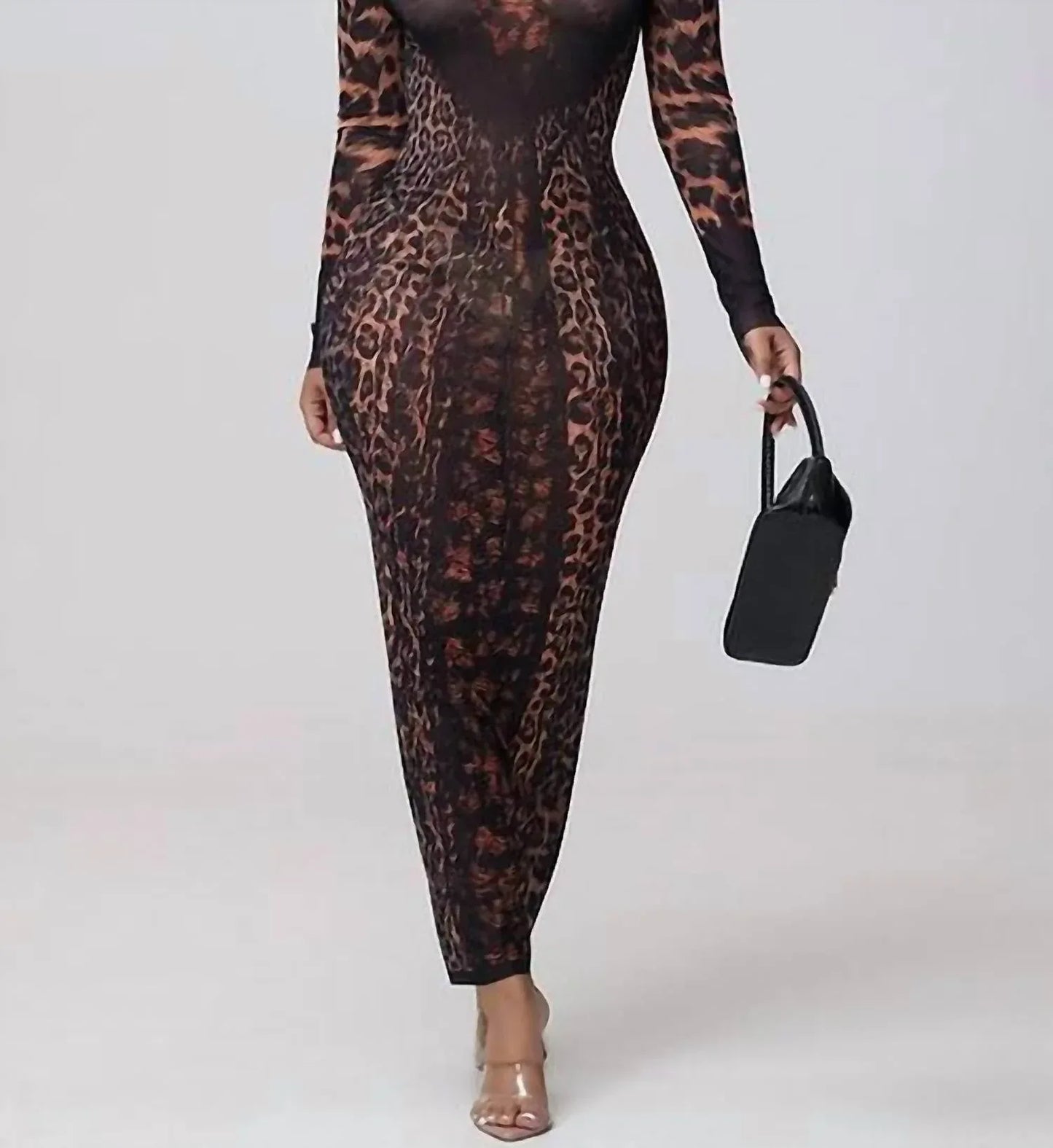 Kanari B - Wild Intensions Mesh Maxi Dress - Rack Hunt