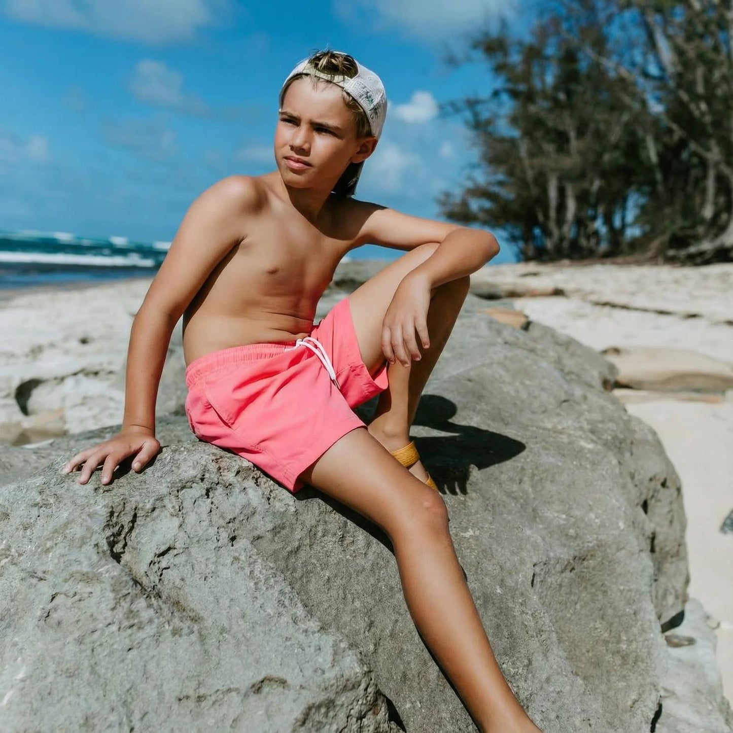 Boys' Changing Swim Trunks With Liner