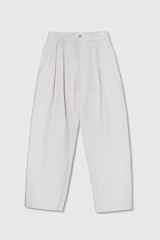 Jamie Haller - The Big Pleat Linen Blend Trouser Pants - Rack Hunt -