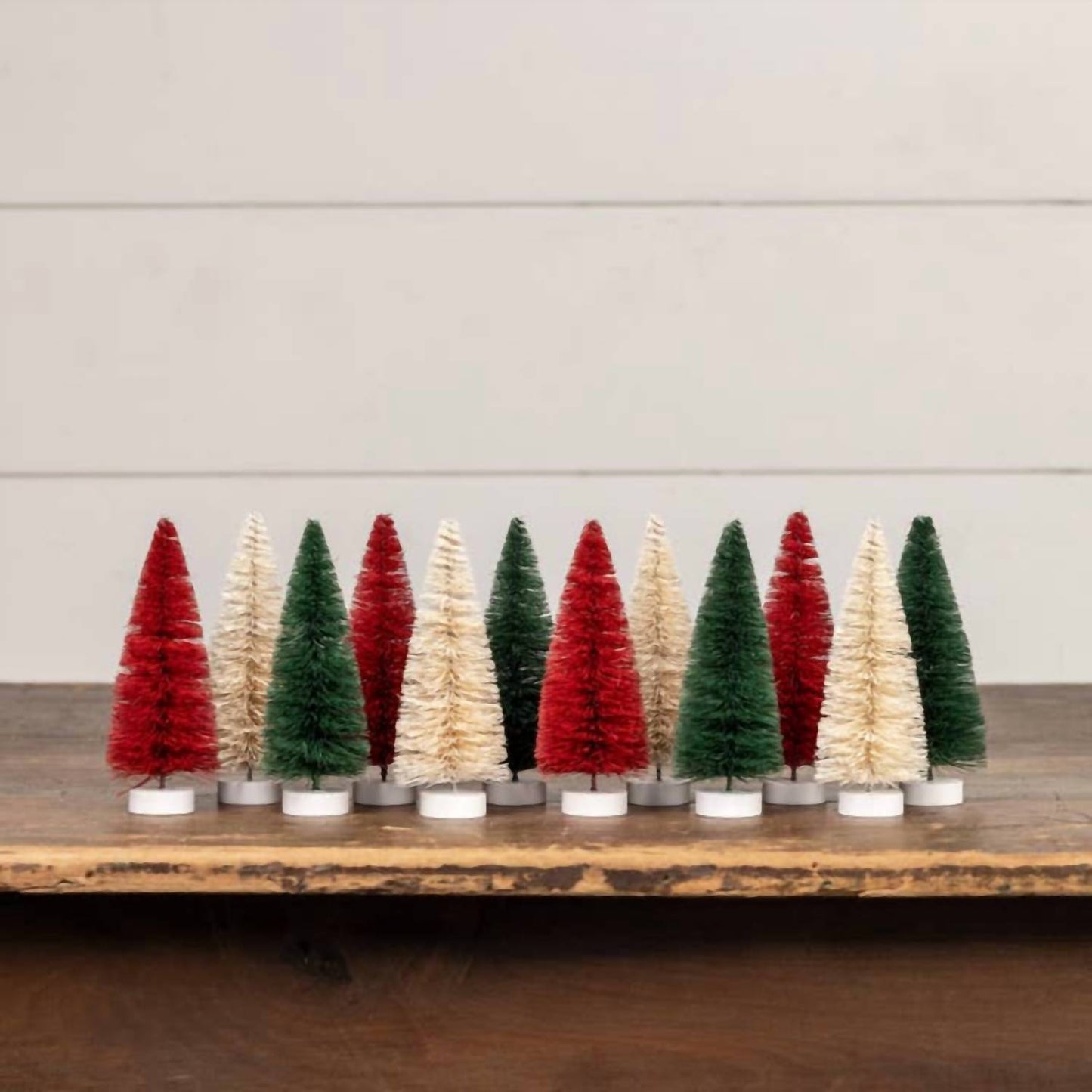 Bottle Brush Trees - Set Of 12