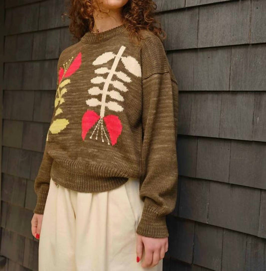 Embroidered Floral Sweater