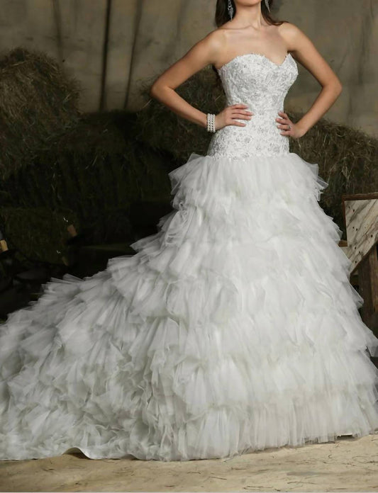 Strapless Tulle Wedding Dress