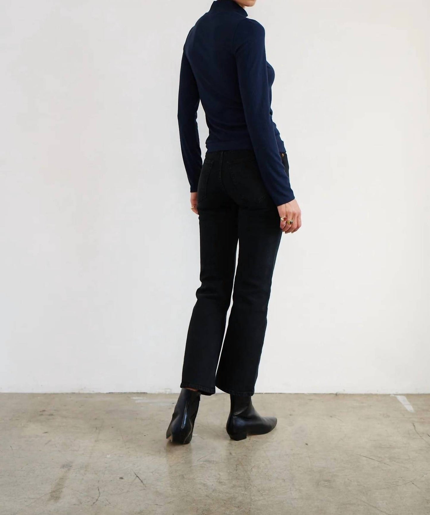The Mock Neck Long Sleeve Tee