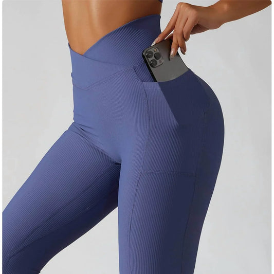Rockstar Peach - Body Pocket Leggings - Rack Hunt