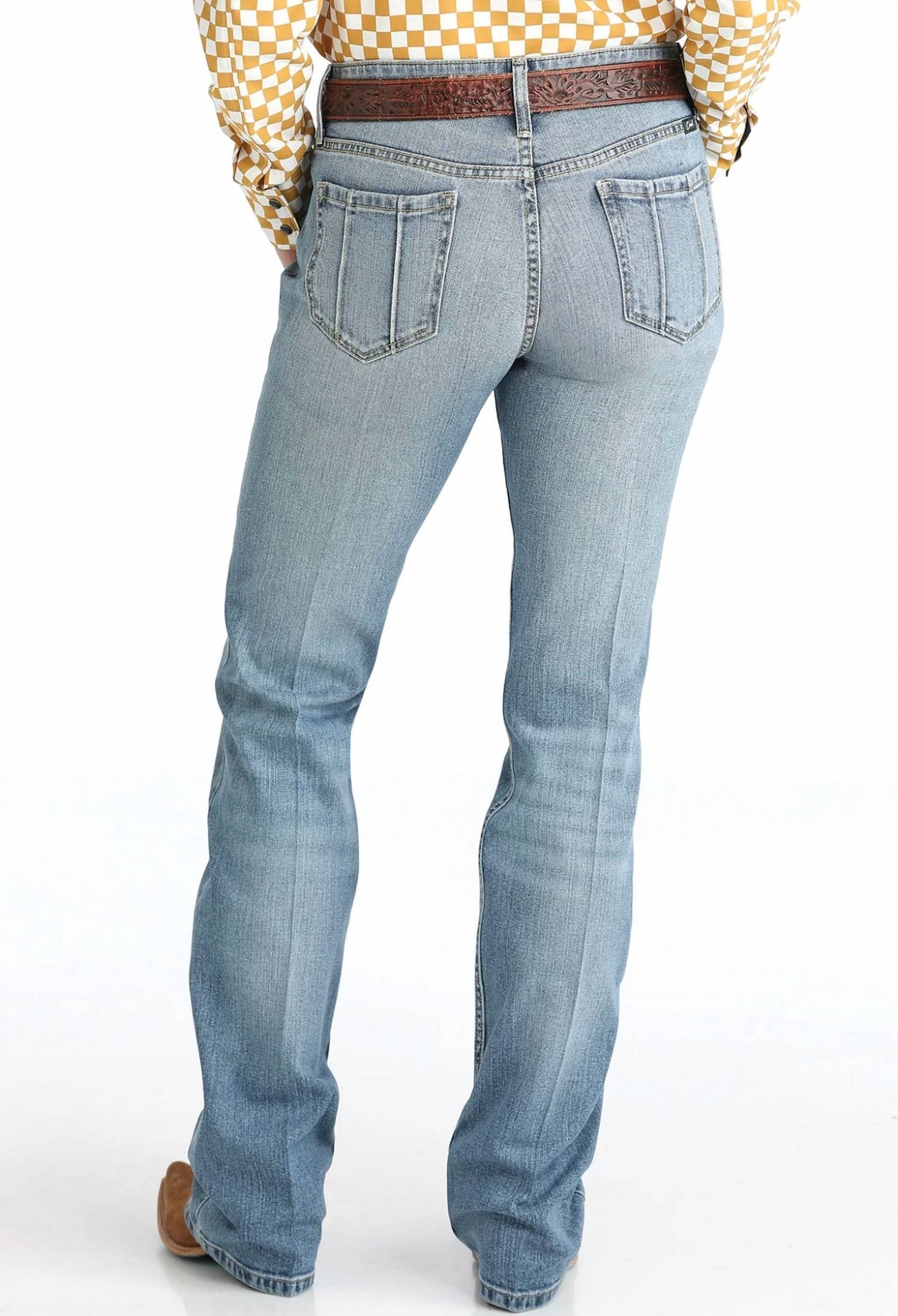 Hannah Moderate Rise Slim Bootcut Jeans