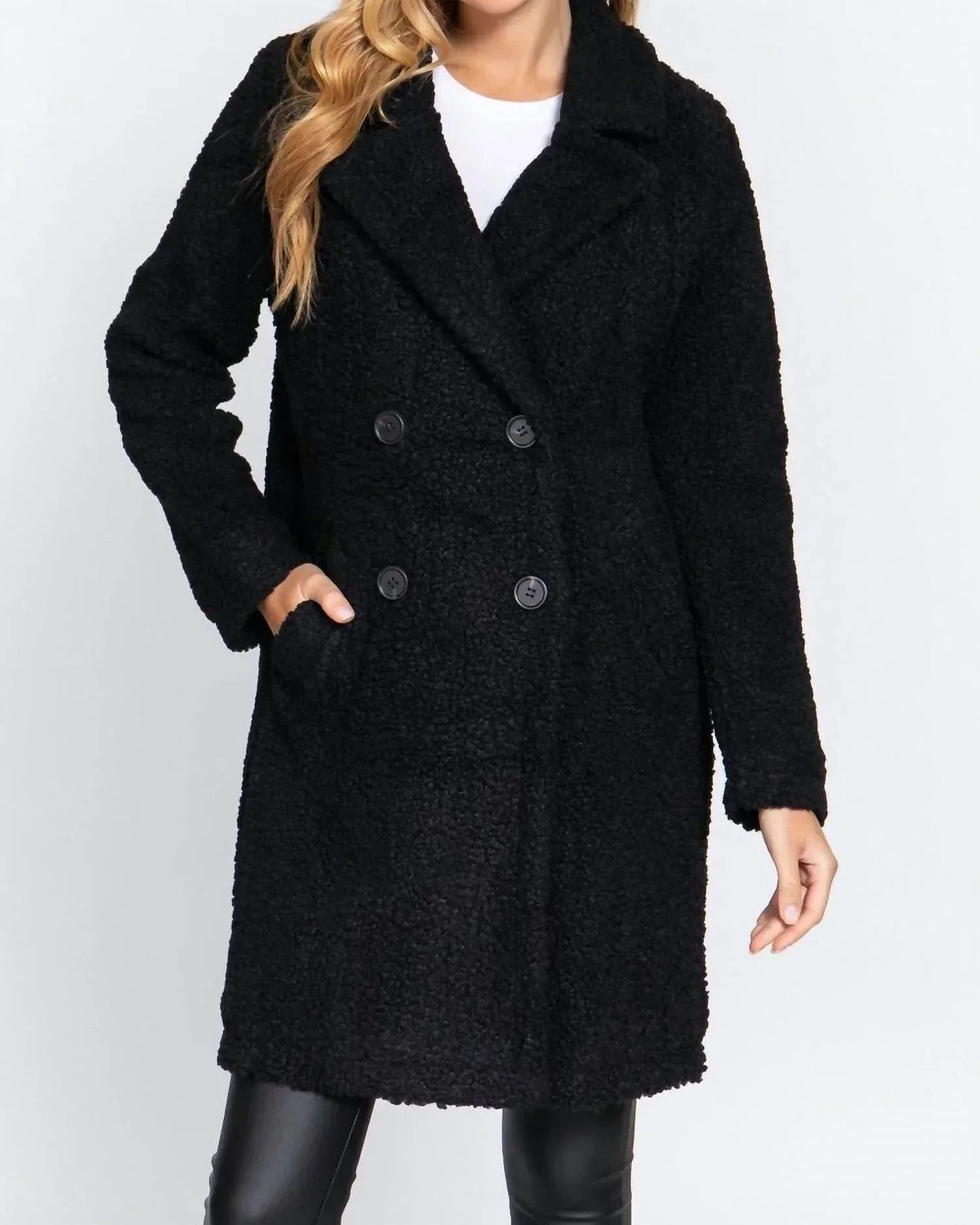 Itssy - Women's Casual Teddy Coat - Rack Hunt