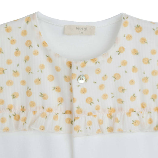 Baby Girl's Fruity Pearl Footie