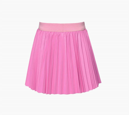 Girls Leather Mini Skirt