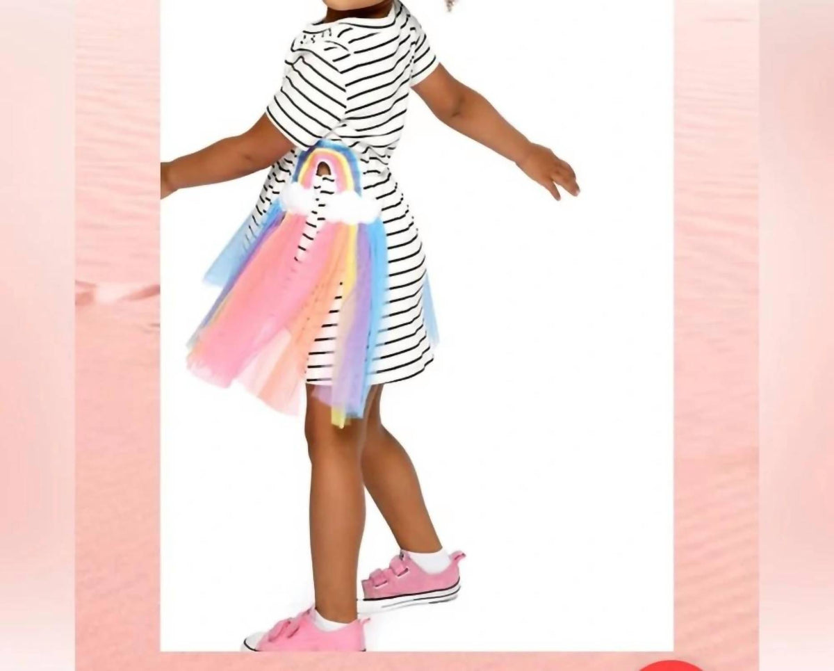 Side Cutout Rainbow Dress